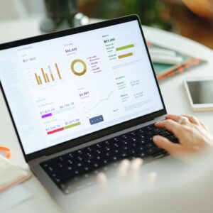 modern SaaS business dashboard interface